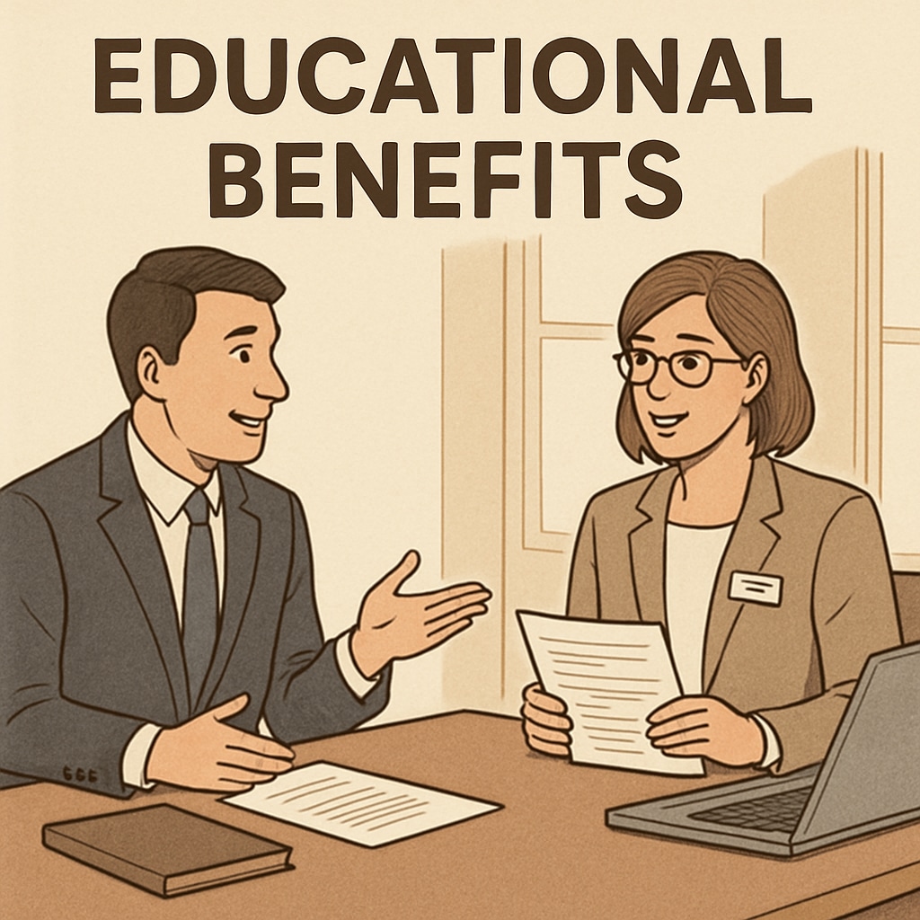 Workplace discussion about continuing education options