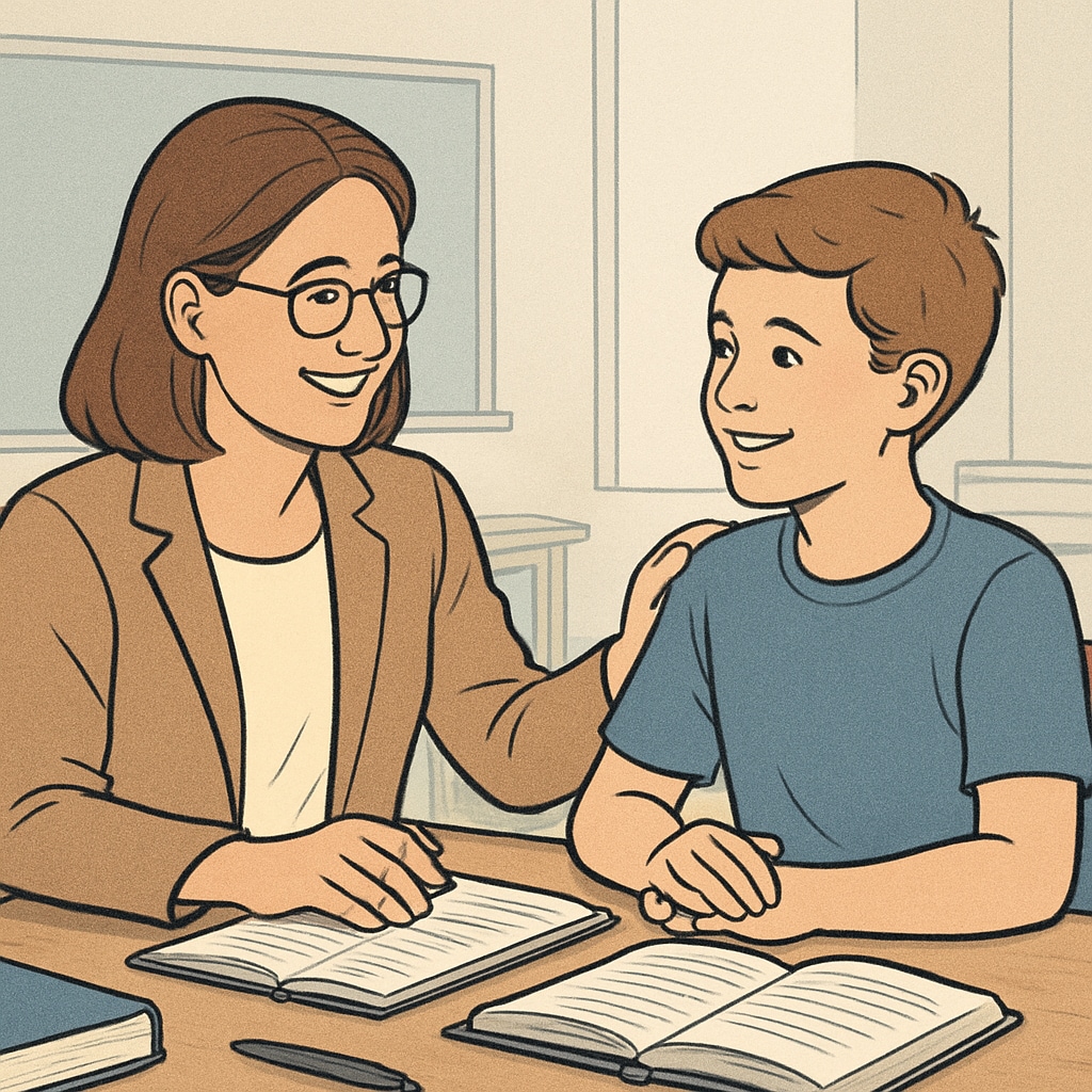 Building confidence through supportive teacher-student relationships