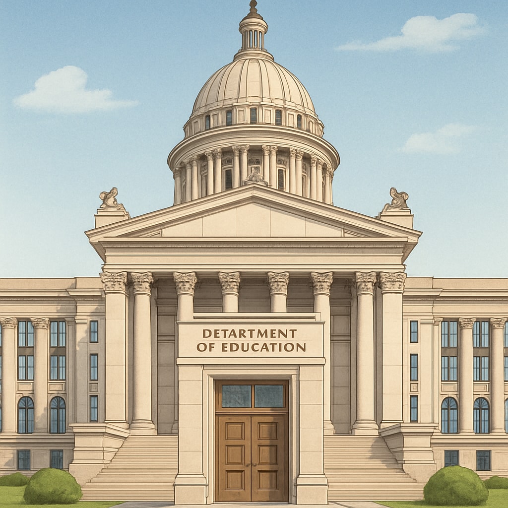 Oklahoma education department where teacher political screenings occur