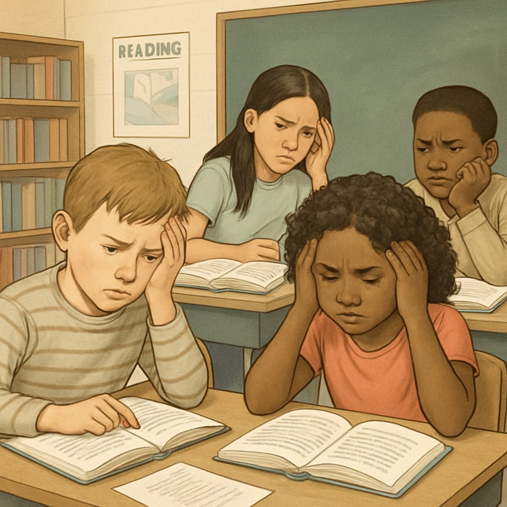 Students experiencing reading difficulties due to flawed instruction methods