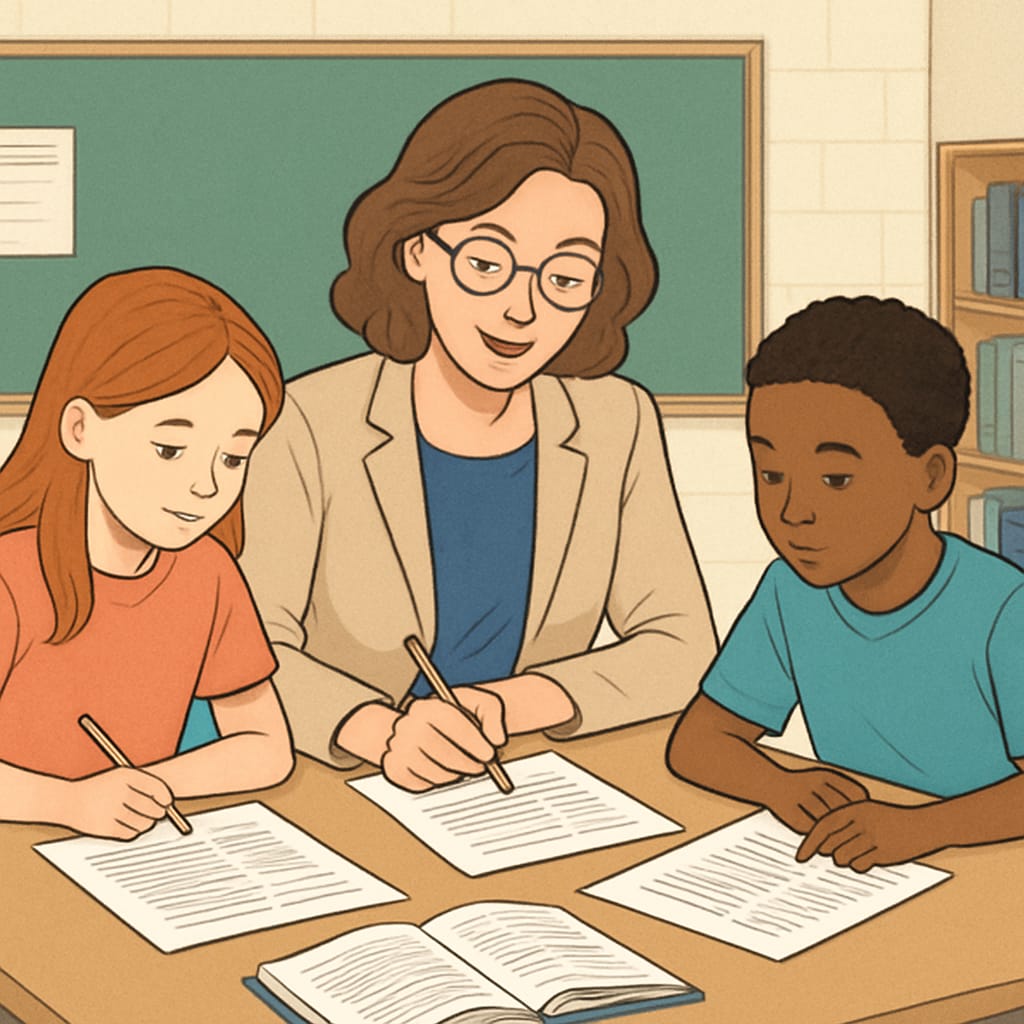 Printable reading assessment materials as A.R. alternatives