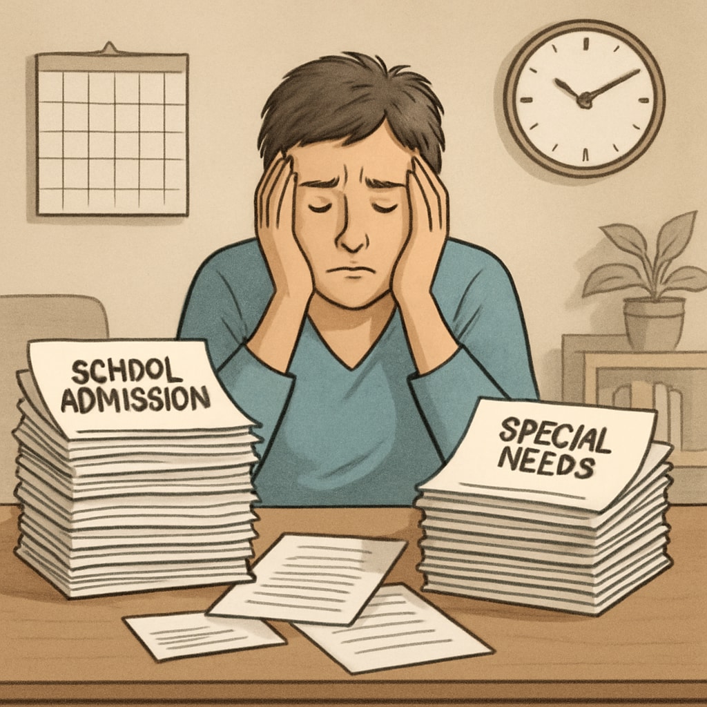 Parent battling local education authority