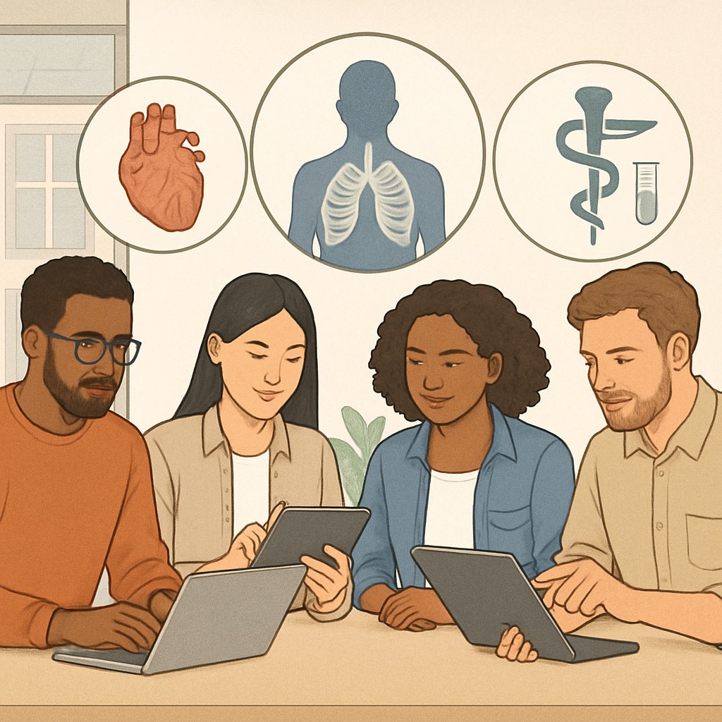 Non-medical professionals engaged in online medical education