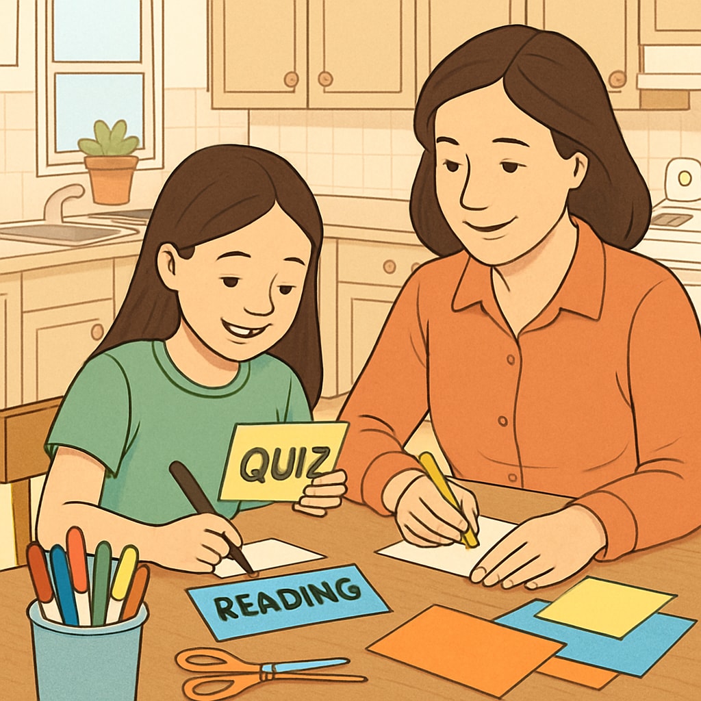 DIY reading comprehension activity for kids