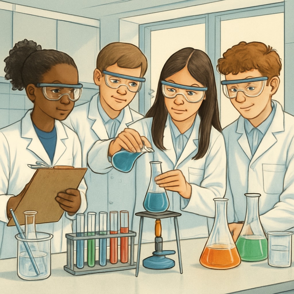 A Levels students developing practical research skills