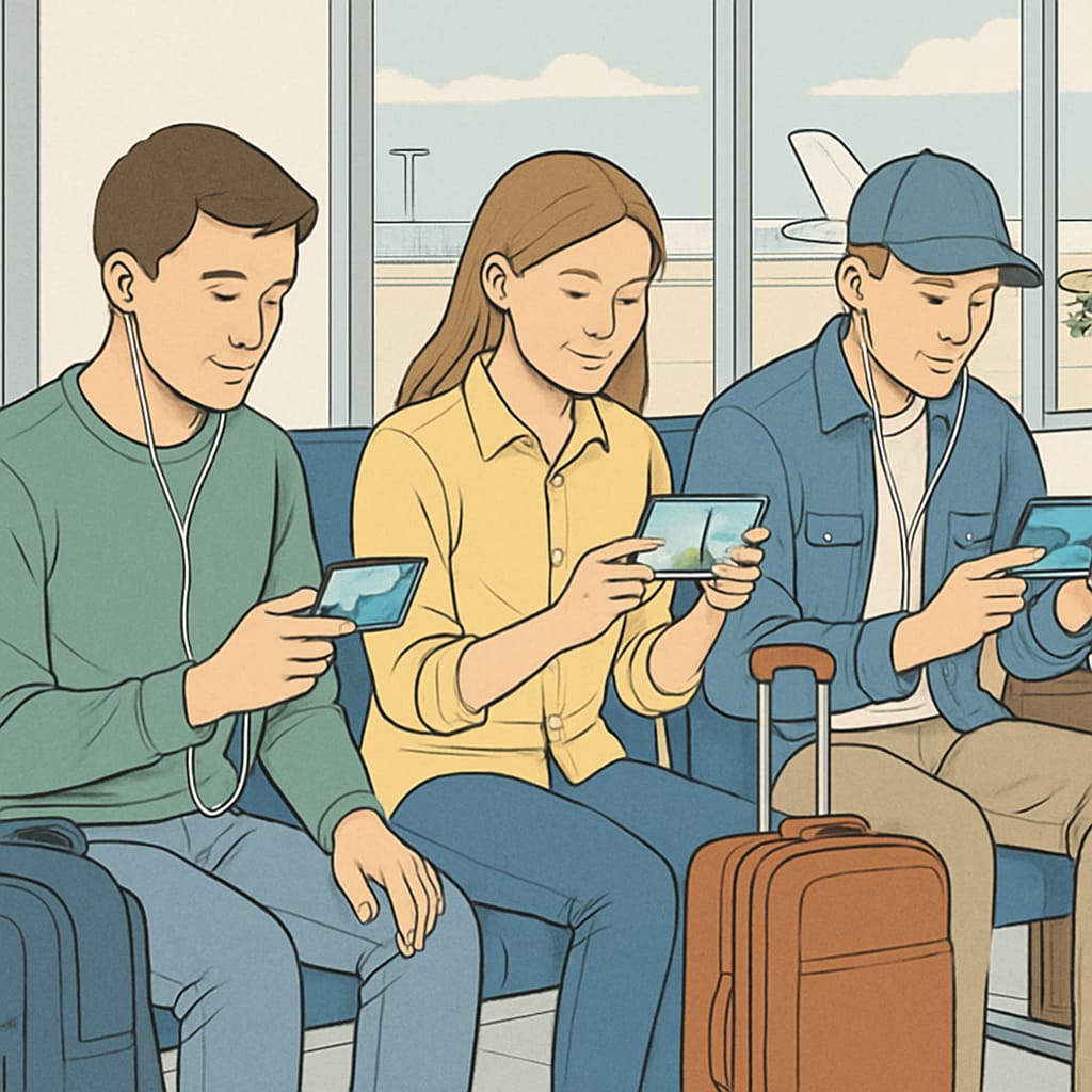 Short video tourism research showing travelers consuming digital content