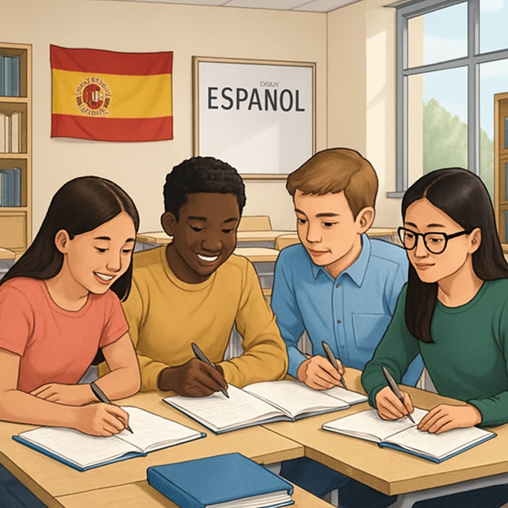 International students experiencing Spanish留学 education