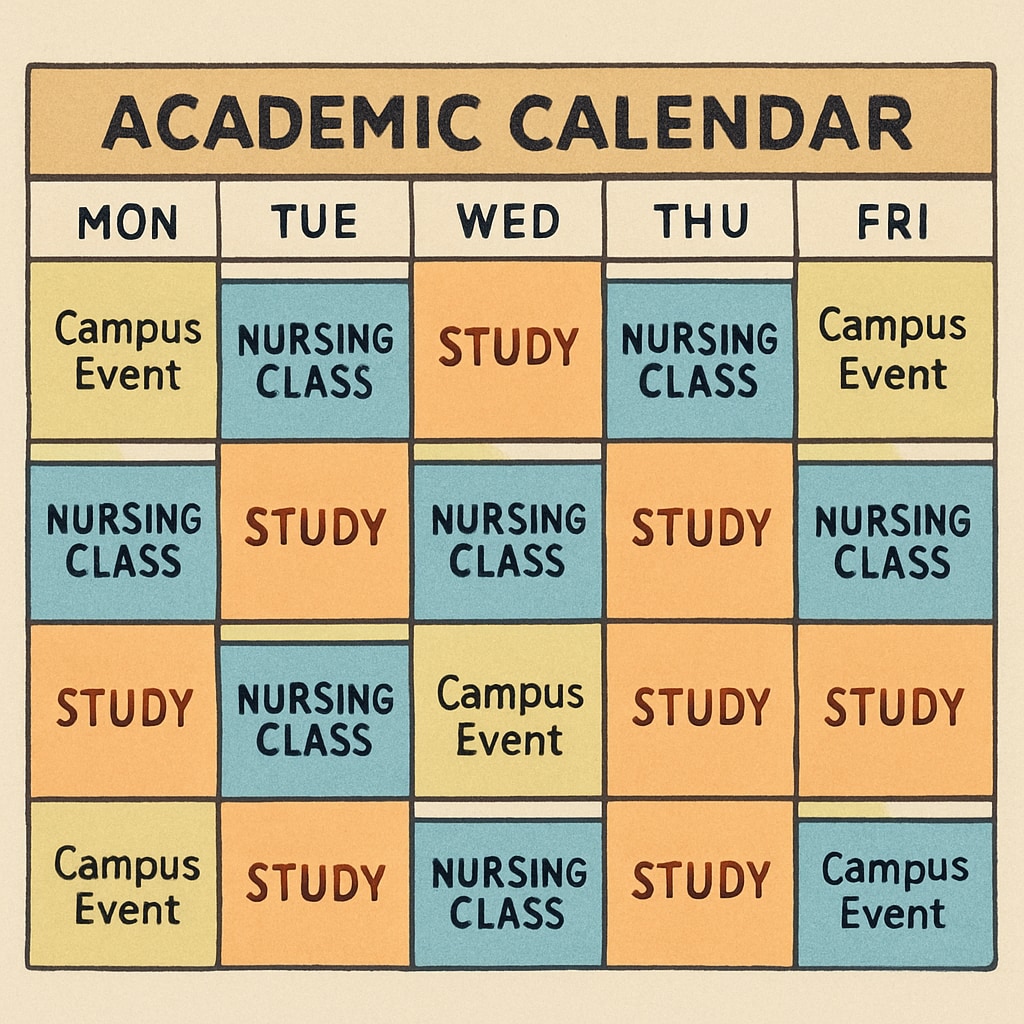 Balanced schedule for nursing program transfer students