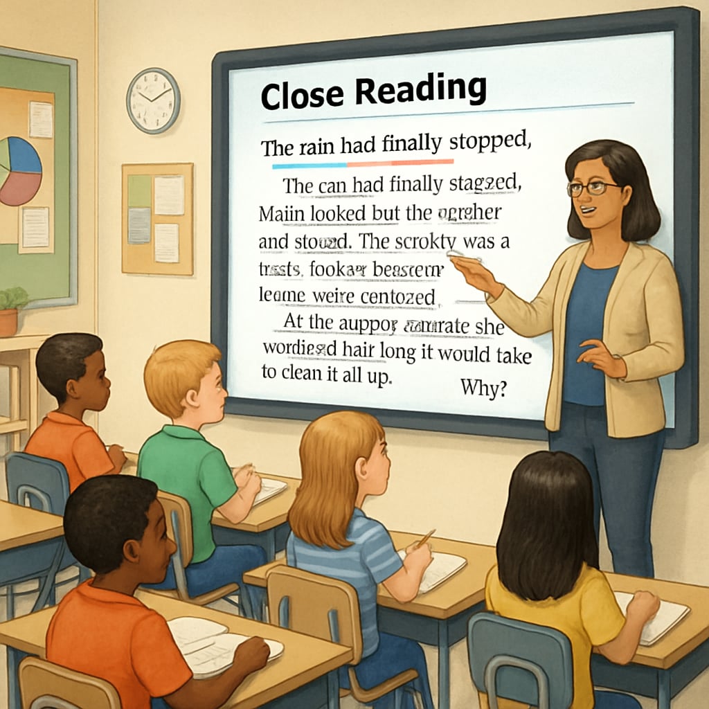 Standards-based ELA instruction in 5th grade classroom