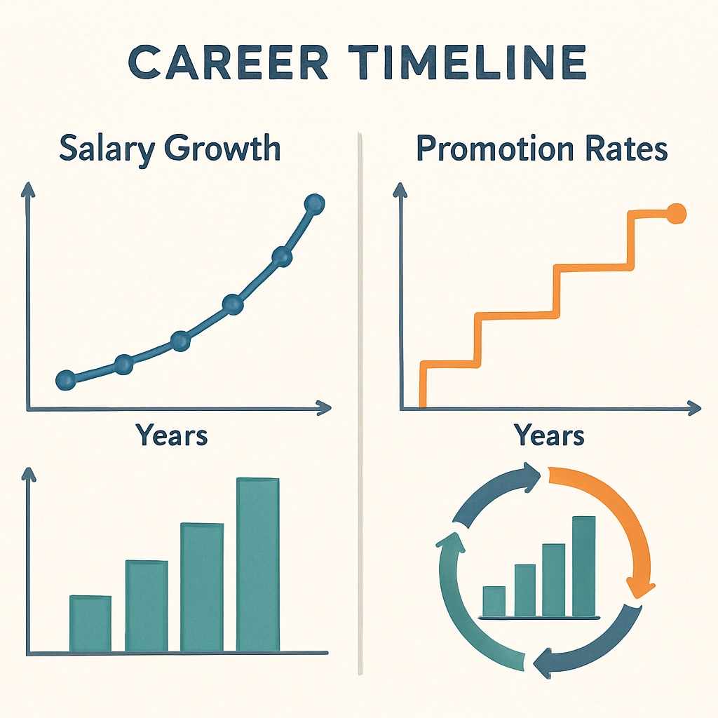 Career progression comparison for engineering degree combinations