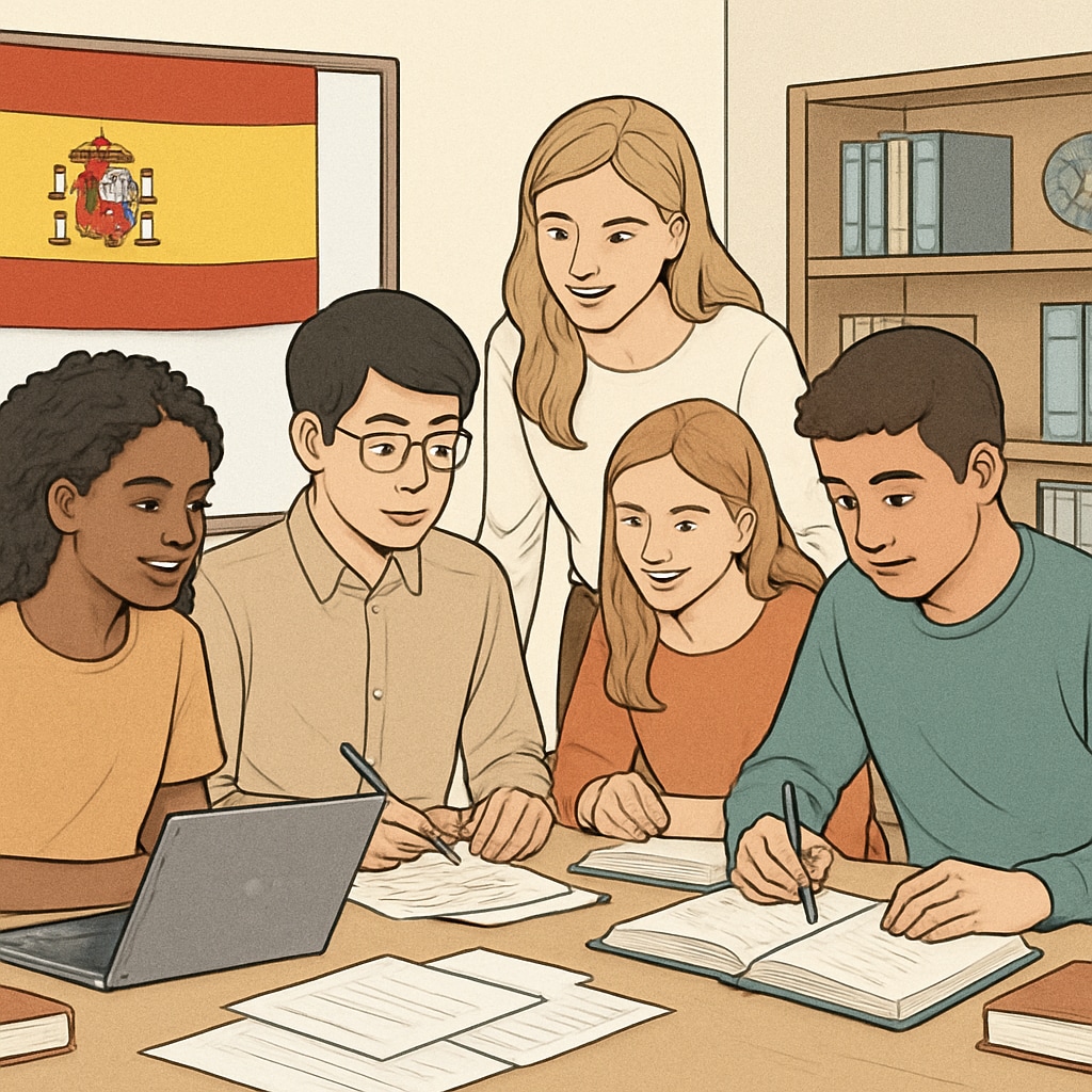 Cross-cultural learning experience in Spanish schools