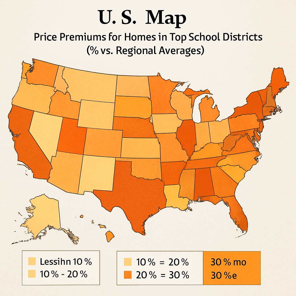 School rankings property values education choices heatmap
