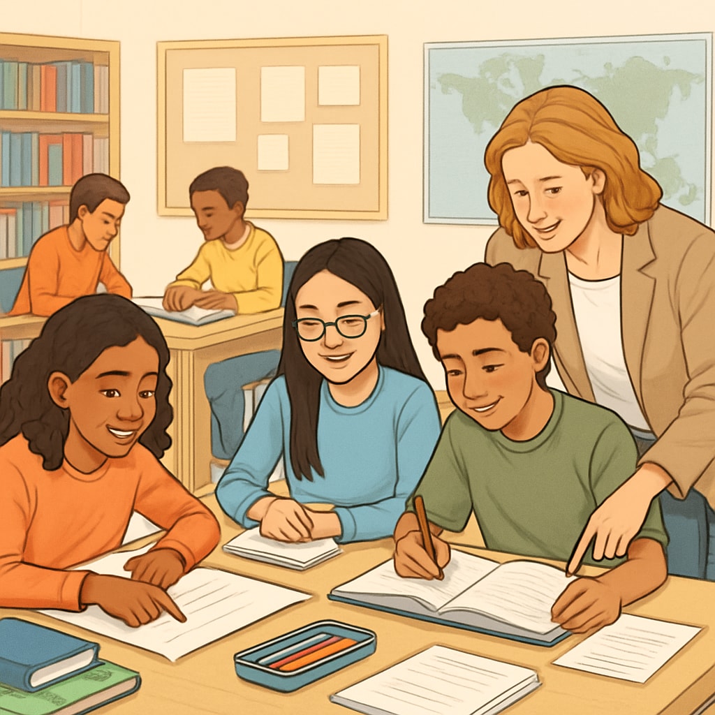 K12 students benefiting from institutional characteristics that support learning