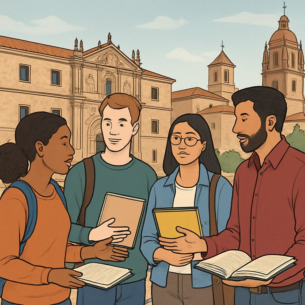 International students adapting to study abroad in Spain