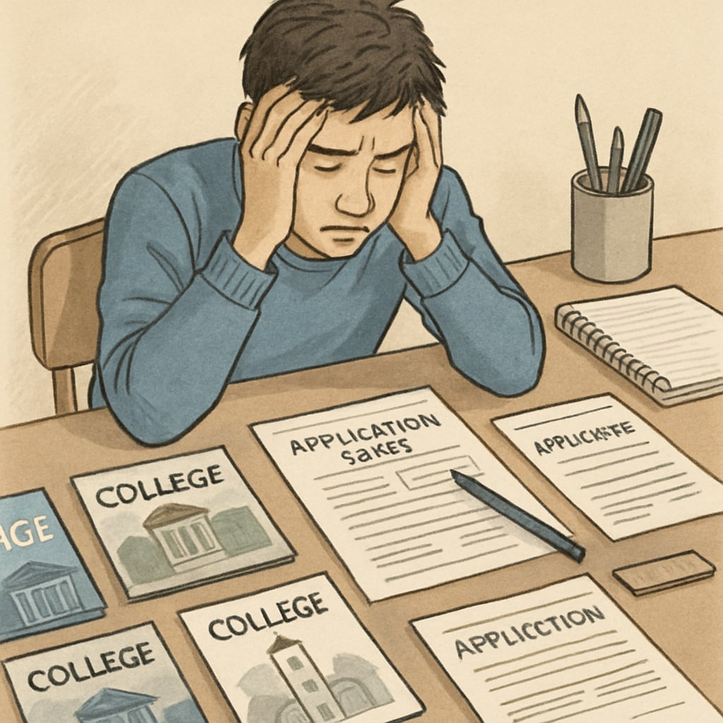 College application challenges for freshman students