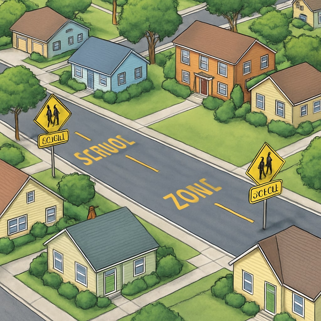 Premium school district neighborhood with high property values