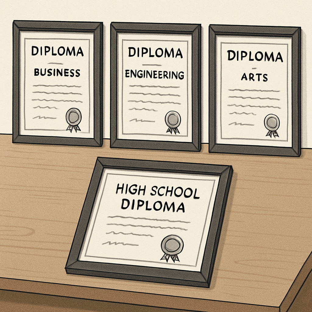 College degrees versus high school diploma in Arizona employment qualifications