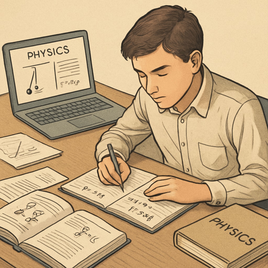 BSc Physics student managing backlogs with effective time management