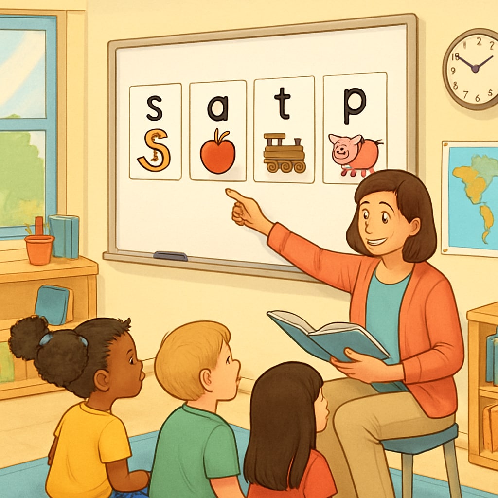 Phonics instruction method in early education classroom