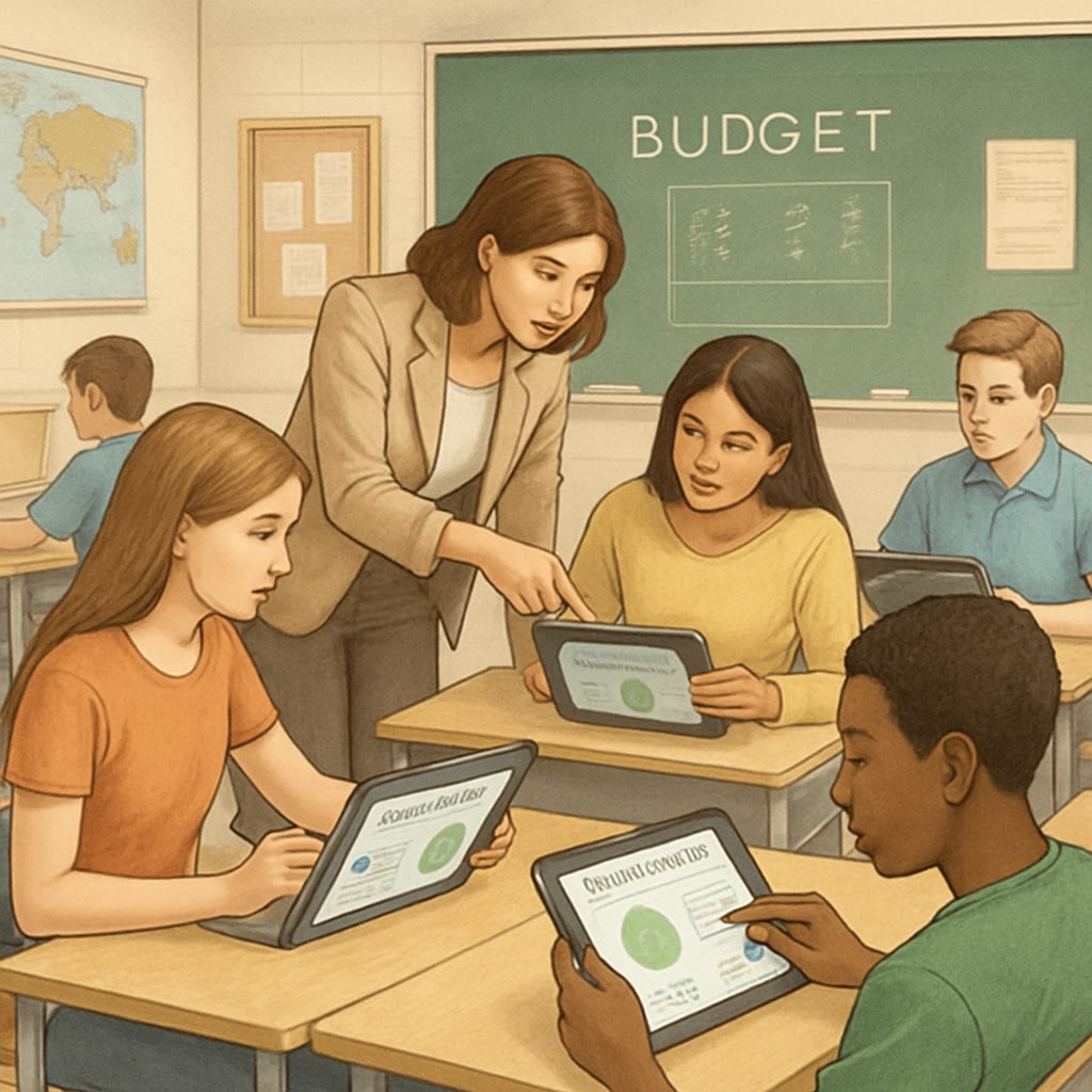 Practical money management in school curriculum