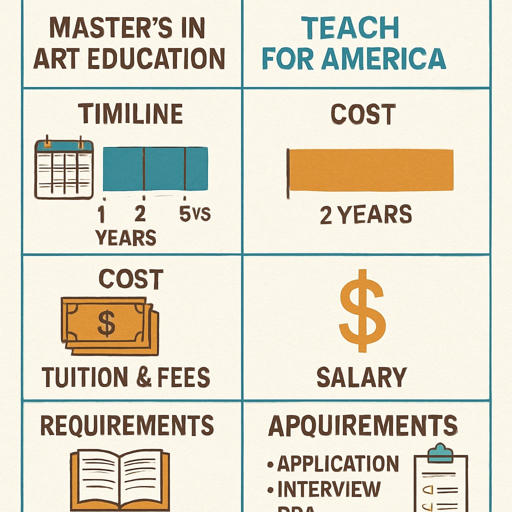 Comparative analysis of art education career paths