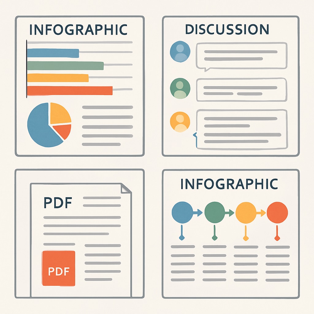 Examples of educational materials shared across Reddit communities