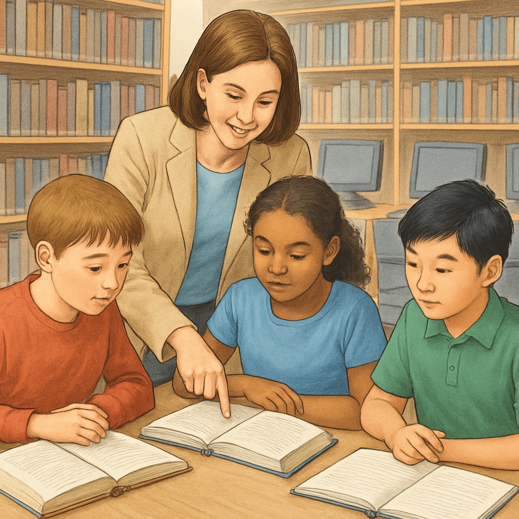 Educator providing personalized support to improve student completion rates