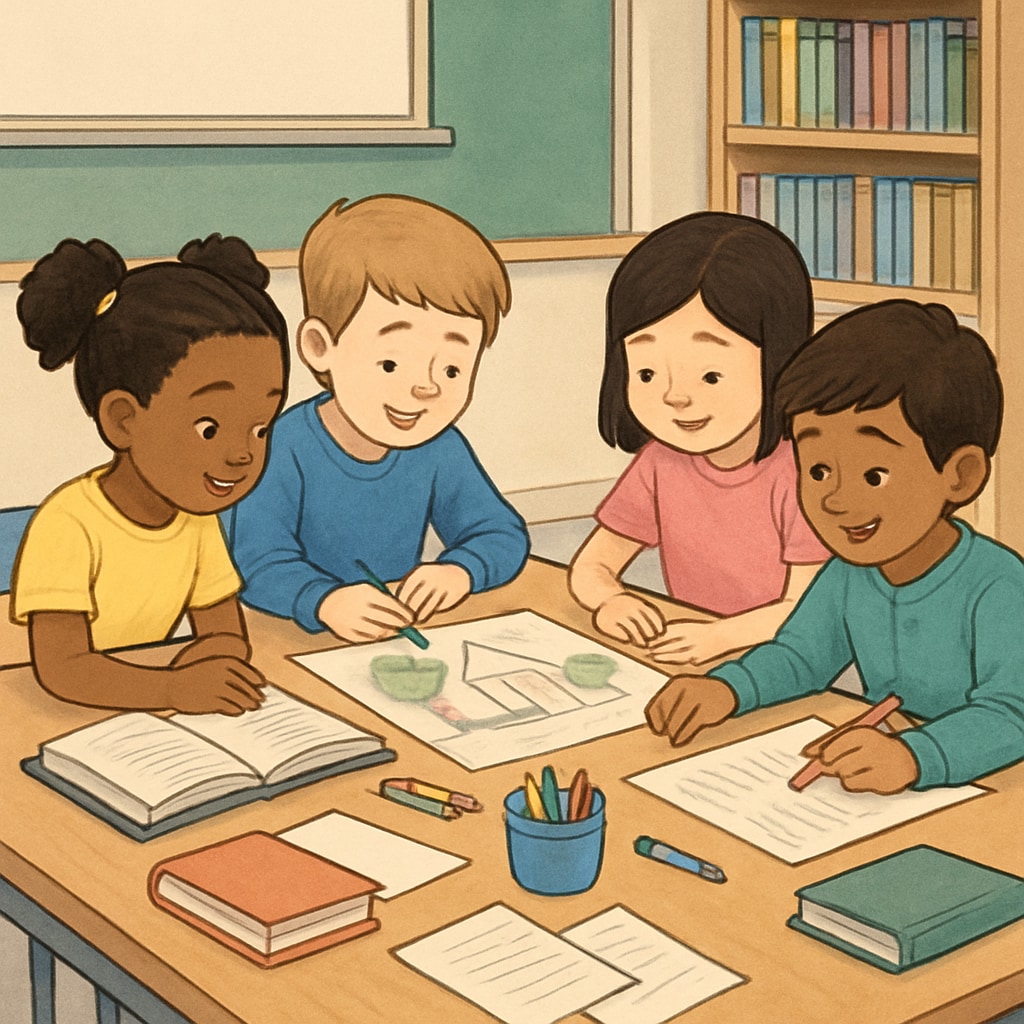 First-grade education about racial awareness through collaborative learning