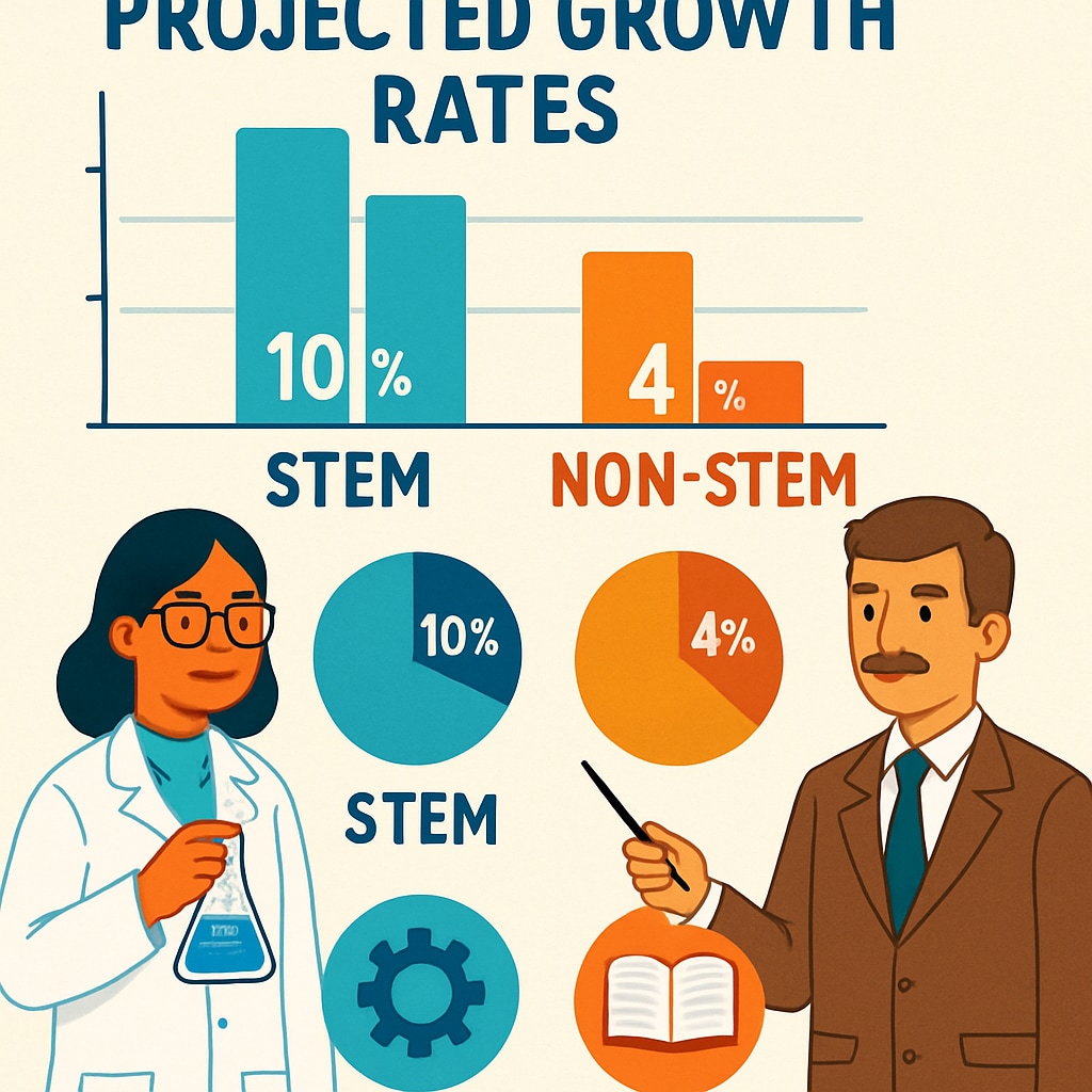 STEM job growth visualization