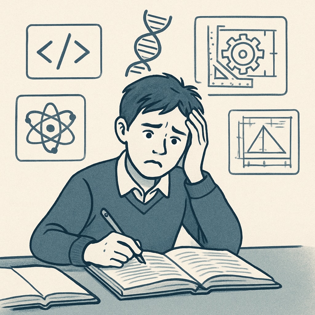 Student facing STEM career choices