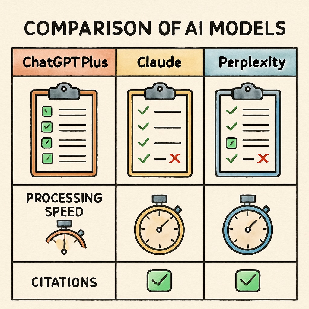 AI academic tools comparison chart for learning assistance