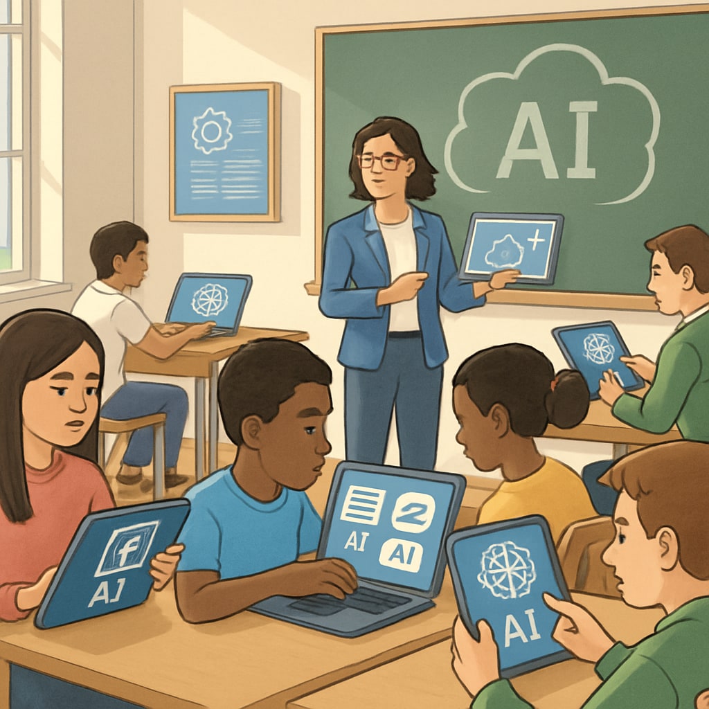K12 students using AI subscription services for academic assistance