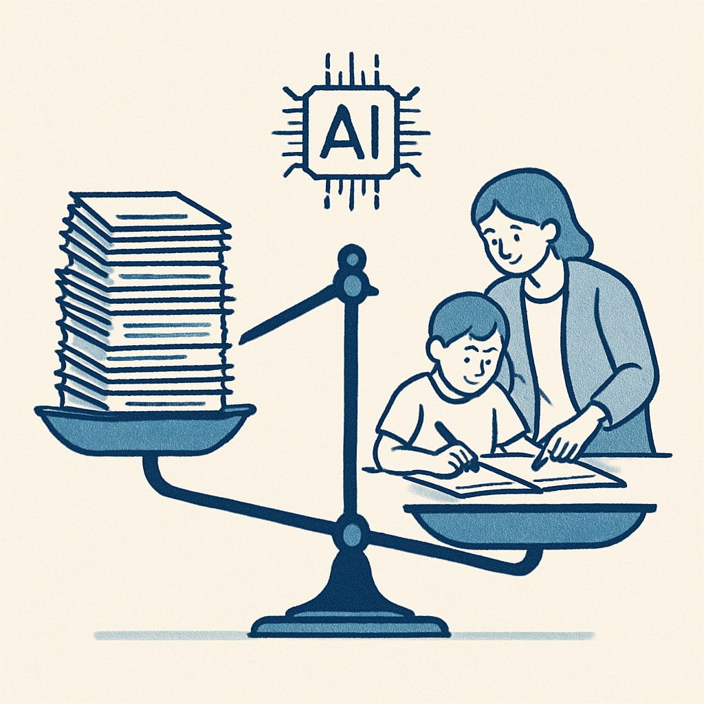 Balancing AI automation with human teaching values