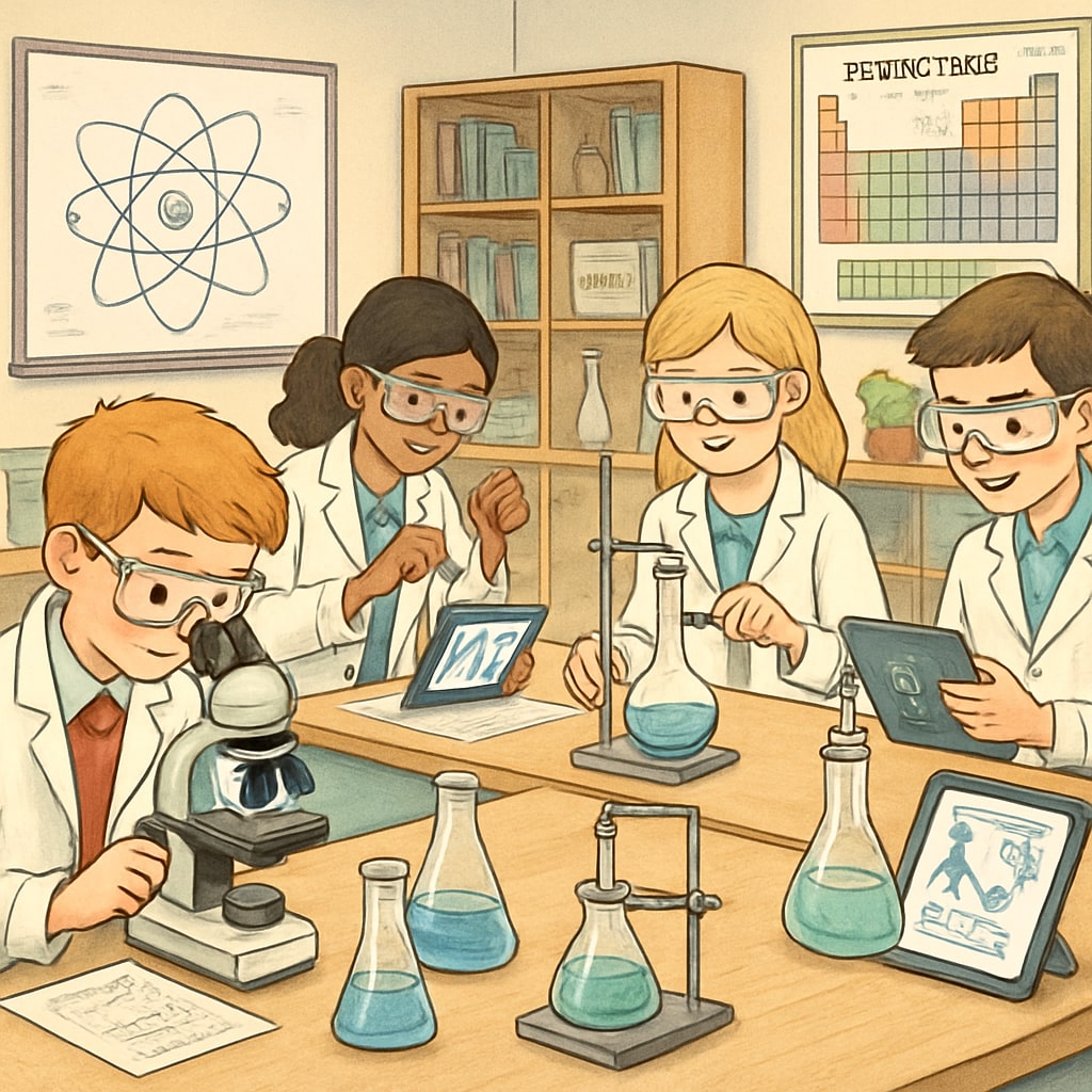Modern STEM classroom for high school education reform