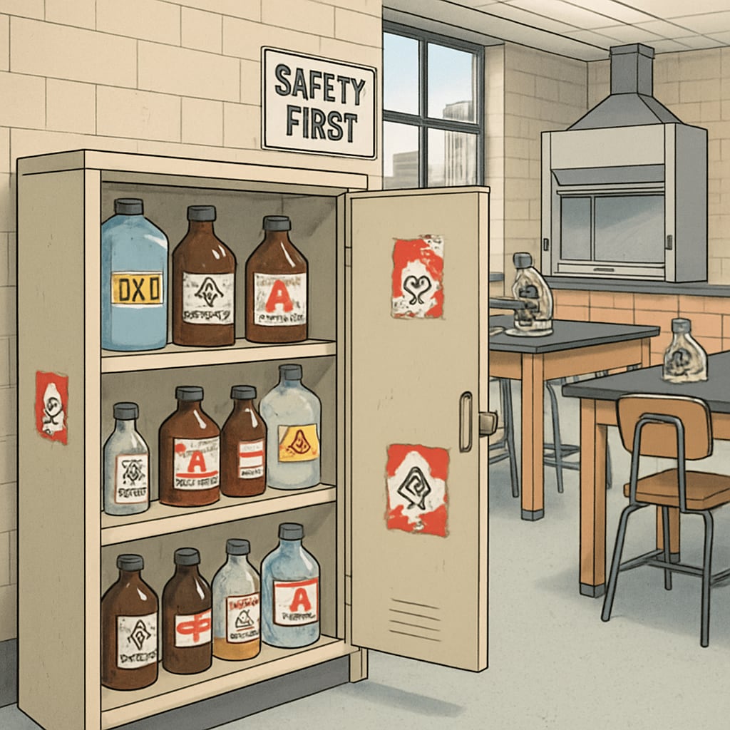 Laboratory safety violations caused by incompetent administration