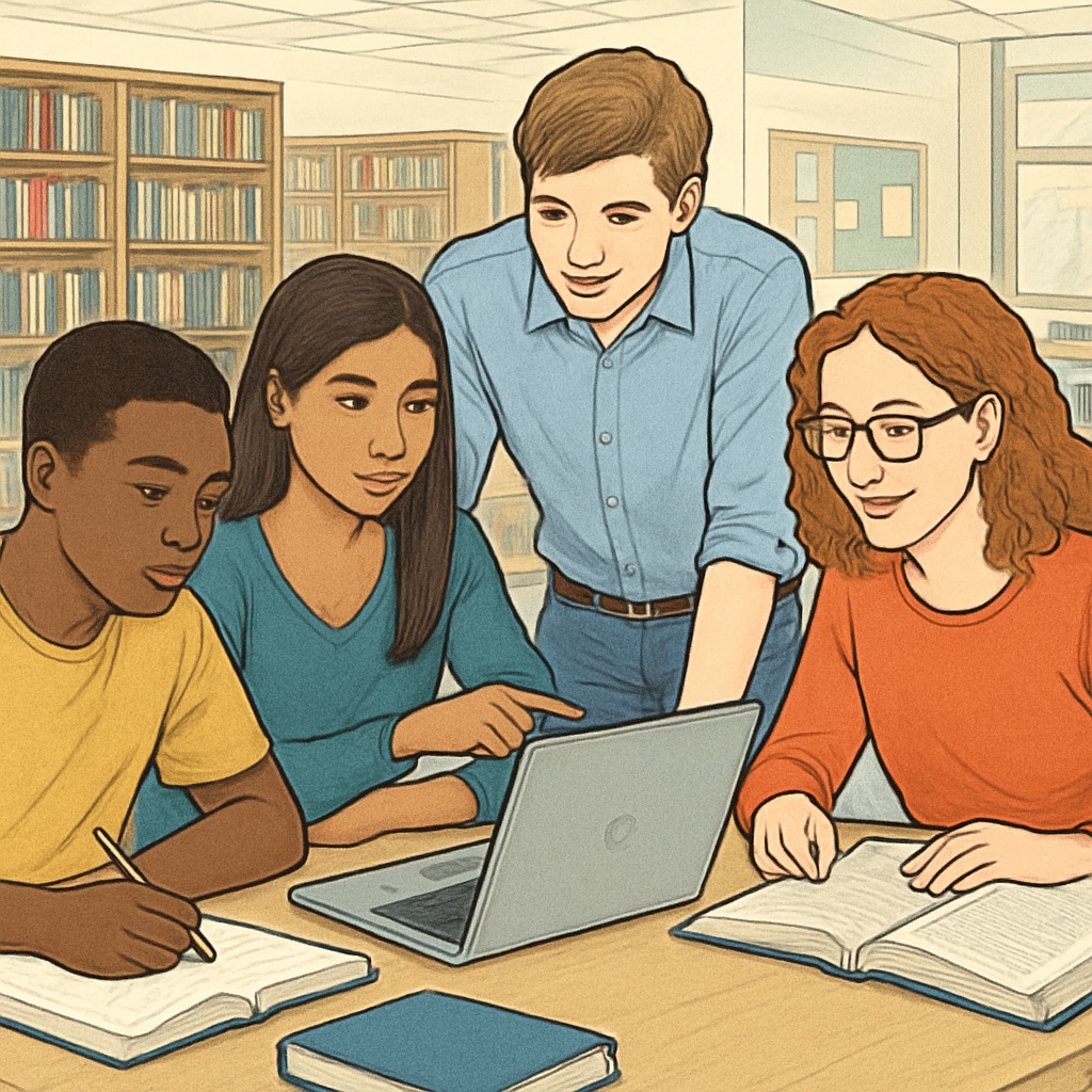 High school students preparing for grade skipping and early college admission