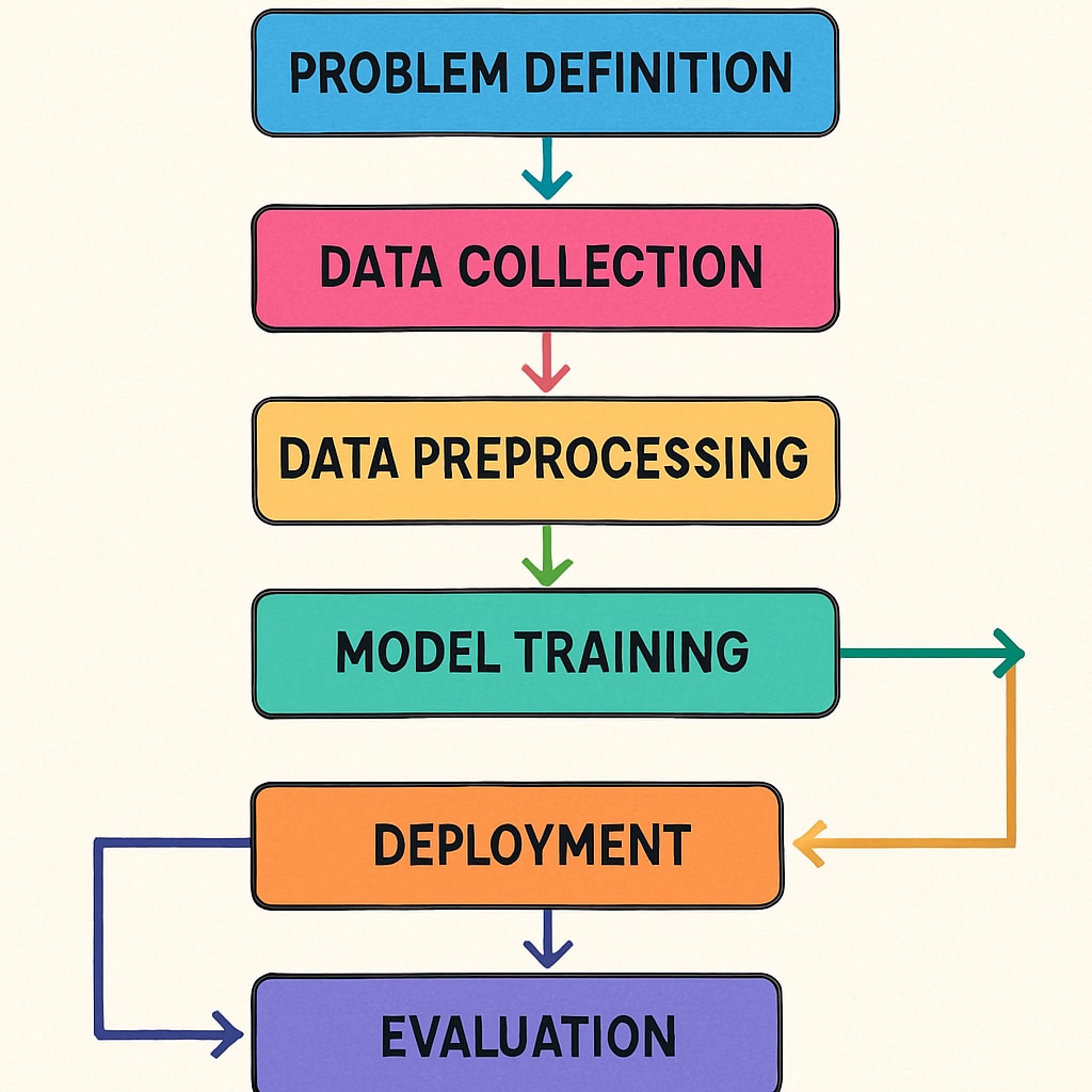 AI student project development process visualization