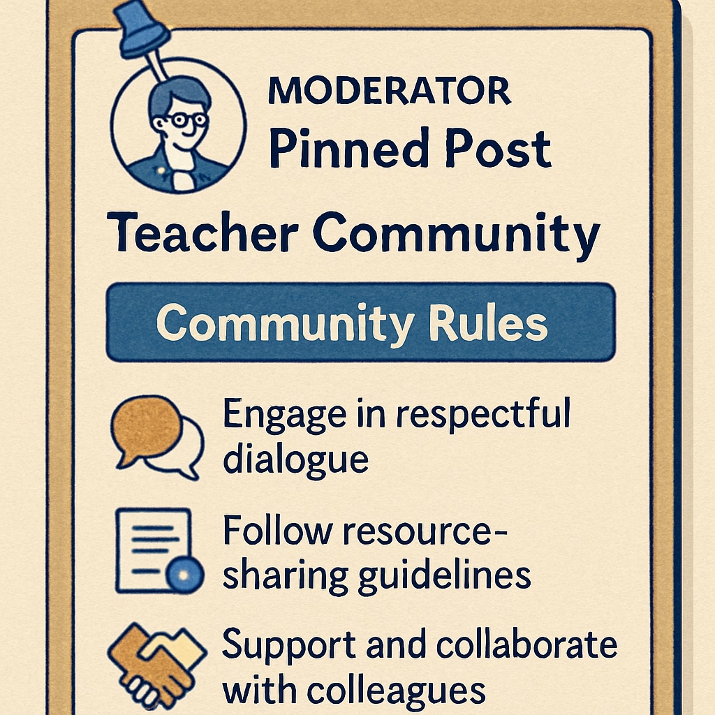 Community rules in a Reddit education subreddit