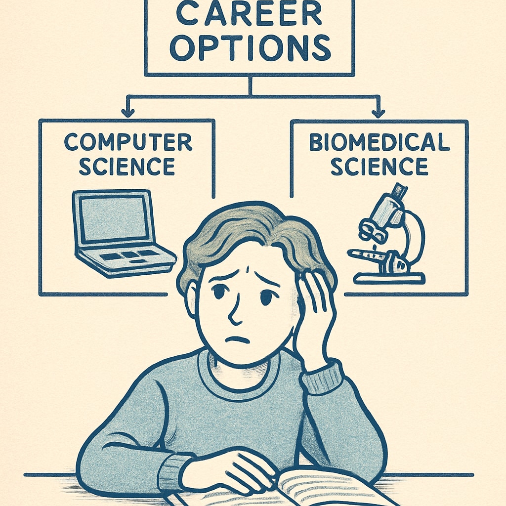 STEM major selection dilemma between technology and life sciences