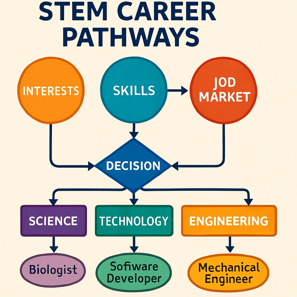 Visual framework for STEM career planning