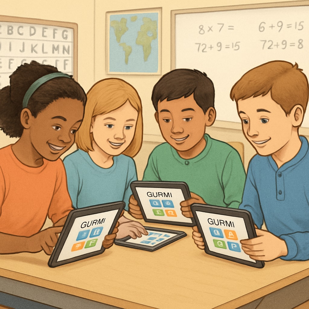 Multilingual education through visual interaction technology