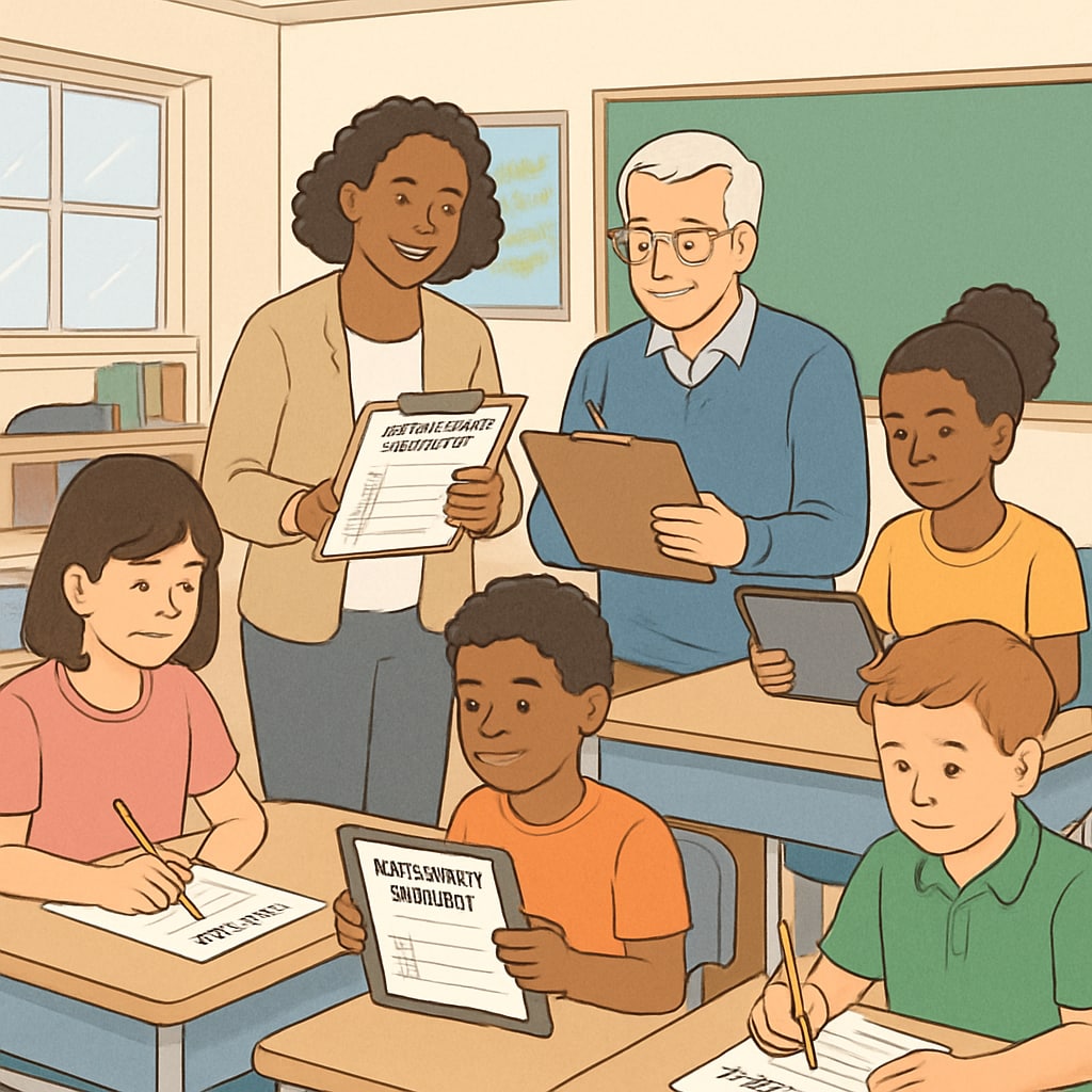 K12 education research survey participation in classroom