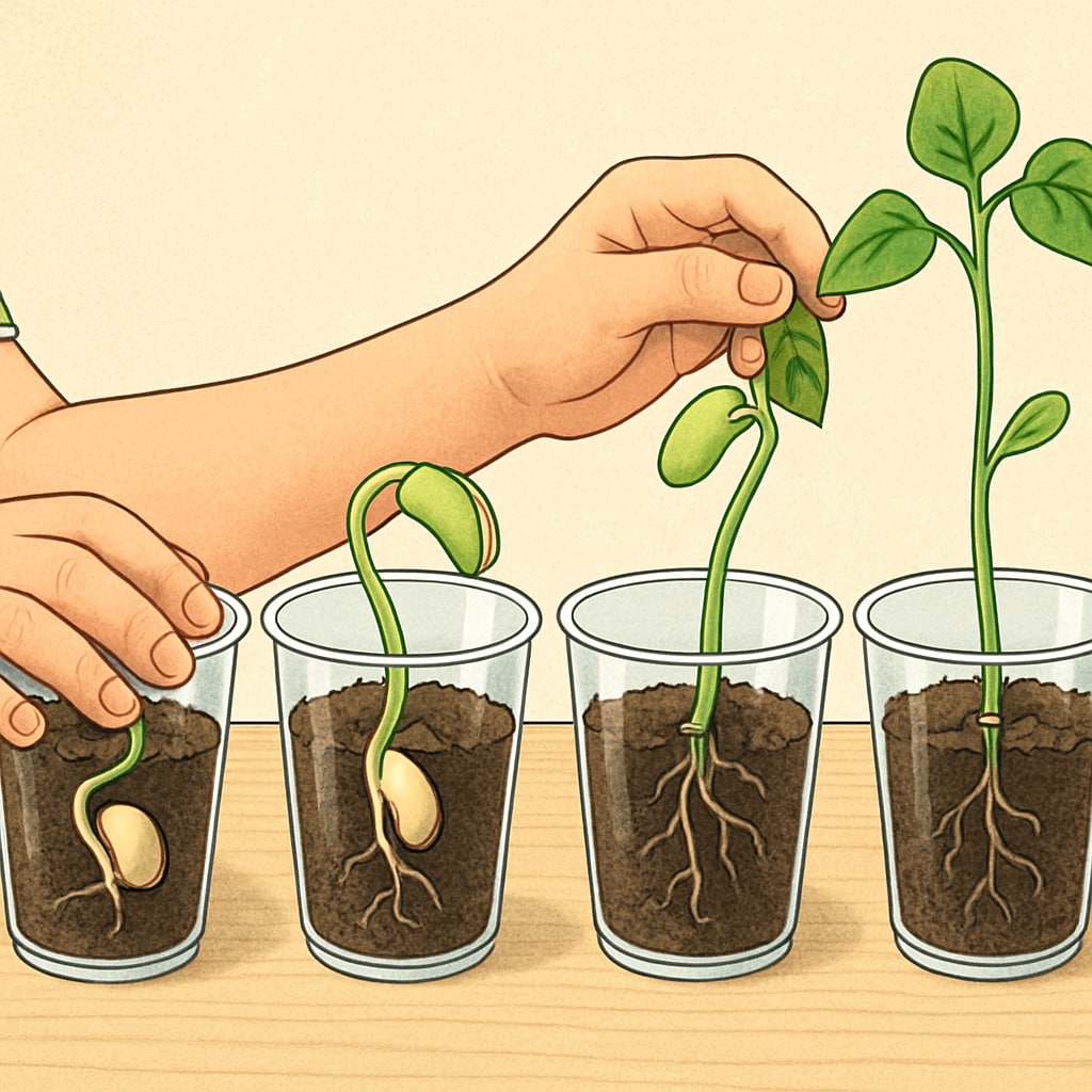 Fun science experiments with plant biology at home