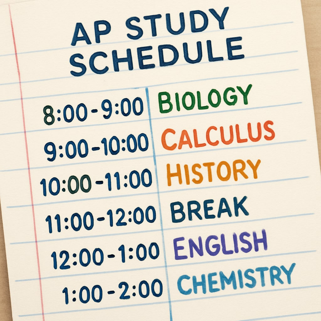 Organized AP course allocation planner
