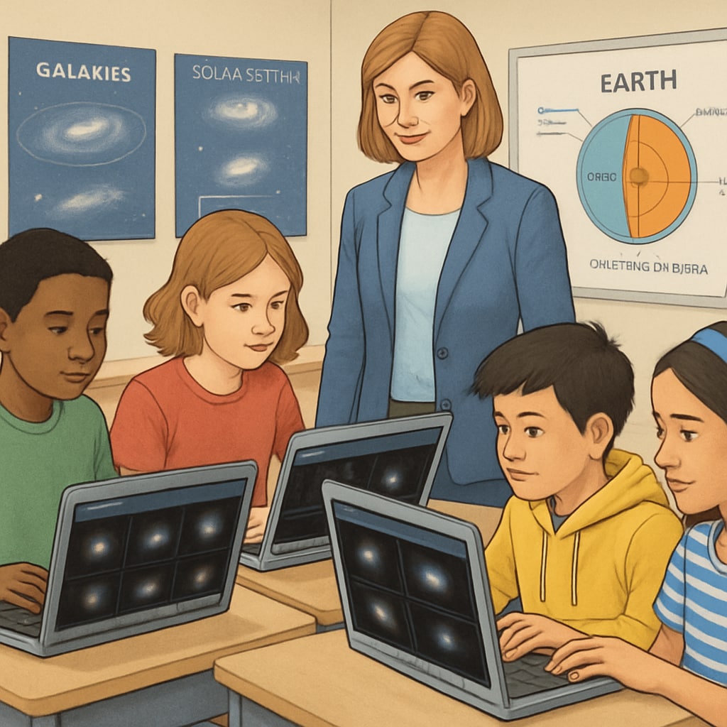 K12 students participating in Zooniverse citizen science projects