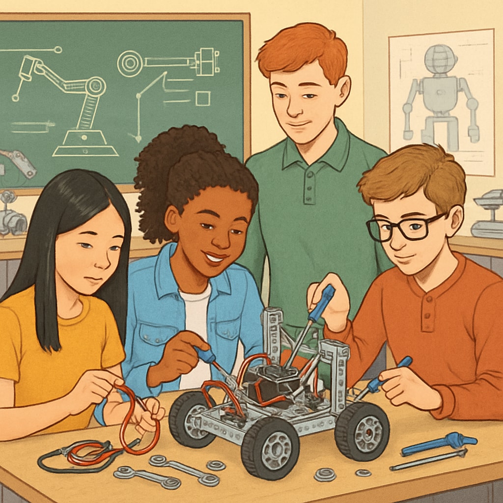 High school STEM collaboration promoting mental wellbeing