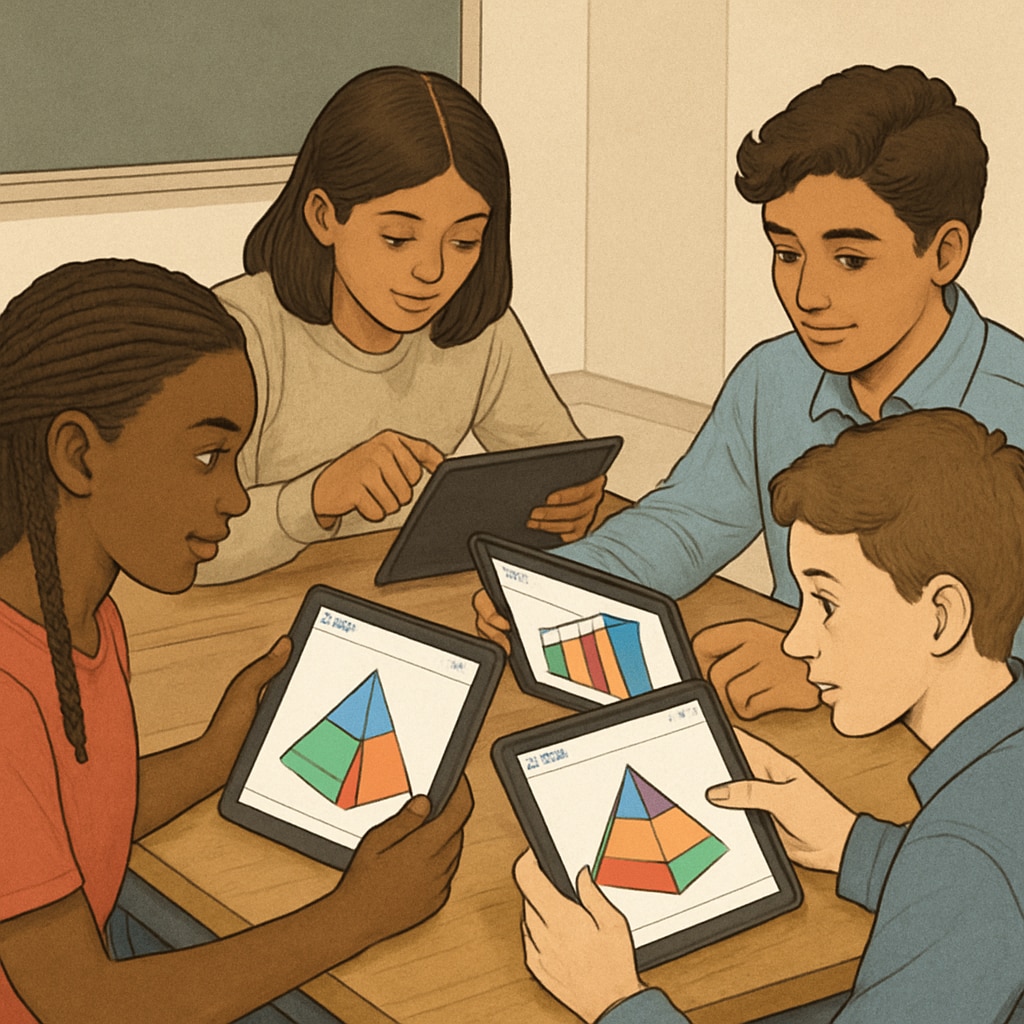 Interactive learning app for multilingual visual teaching