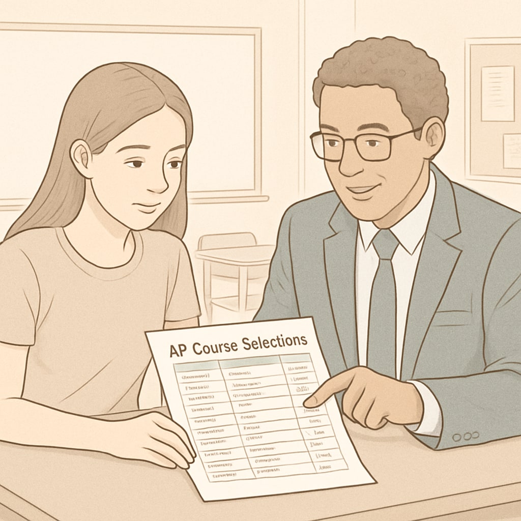 AP course planning consultation for high school students