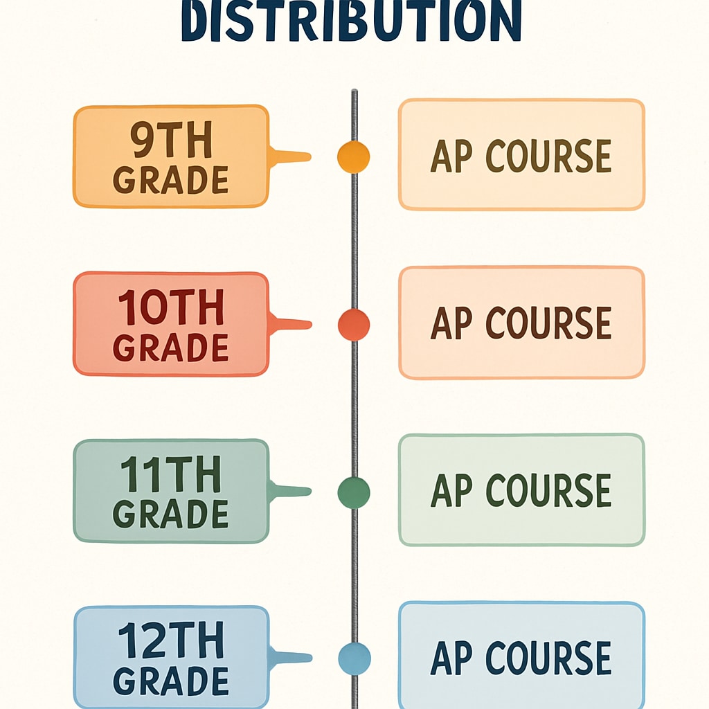 Strategic AP course scheduling timeline for high school planning
