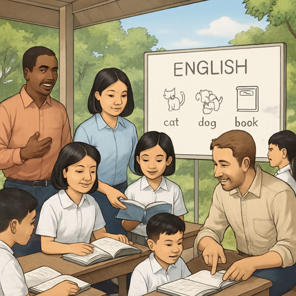 Thailand English teaching summer camp with international educators